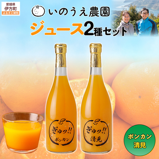 いのうえ農園 ジュース2種セット(ポンカン/清見)※離島への配送不可 IK