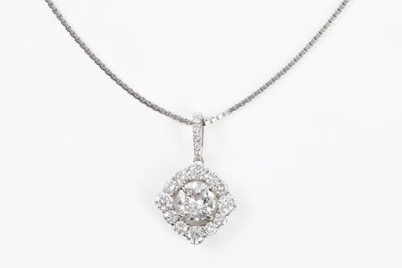【ふるなび限定】【一点もの】ダイヤモンド（1.023ct）プラチナペンダント　R118　K06141-H　FN-Limited-SP