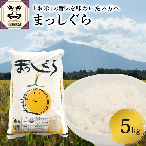米 まっしぐら5kg(白米)お米 青森