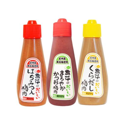 梅肉3種セット 120g×6（3種×各2個） ius007【ius007】