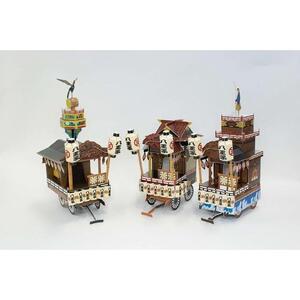 立版古（たてばんこ） 八王子の山車 ペーパークラフト3点セット