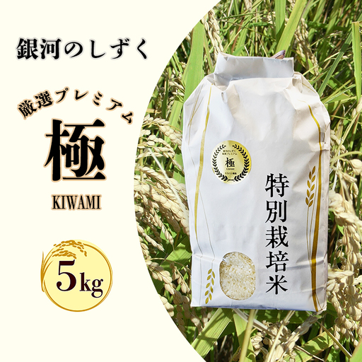 [厳選プレミアム極]新米 白米 銀河のしずく米 5kg [2228]