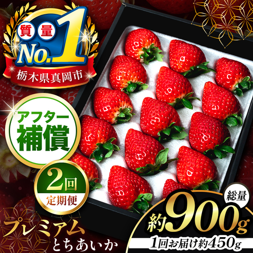 【 先行予約受付中】【定期便2回】とちあいか贈答用 黒箱450g
