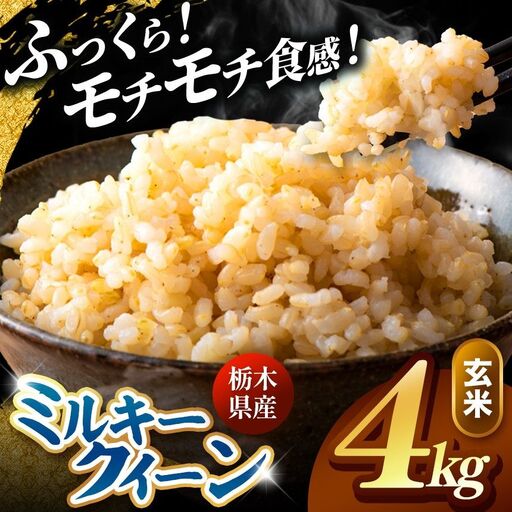 令和8年度産 先行予約 ミルキークイーン 玄米 約4kg