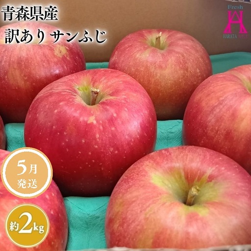 りんご サンふじ 家庭用 約2kg クール便[hi-0059-011-5]