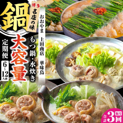[隔月3回定期便]鍋大容量定期便 [BGAD079]なべ