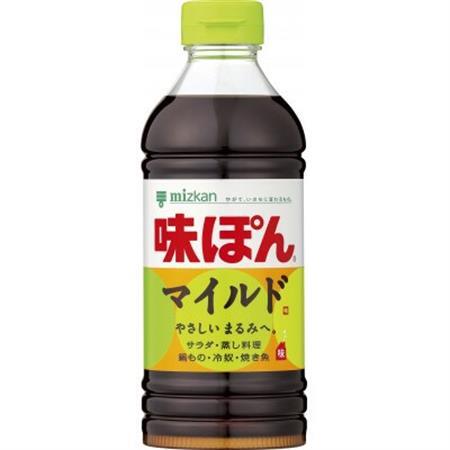 ミツカン　味ぽんMILD　500ML、12本【1676278】