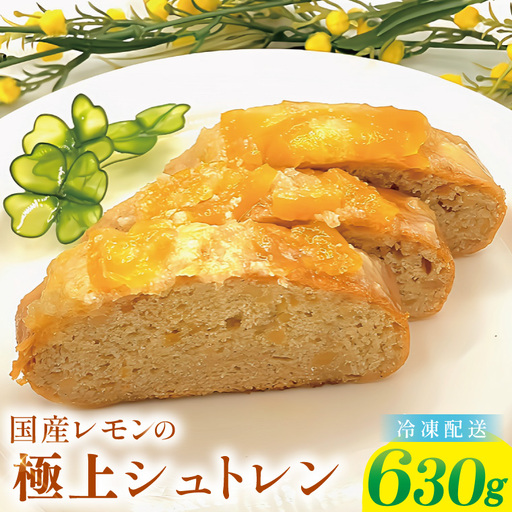 爽やか国産レモンの丸ごとシュトレン～レモンの恵み～【埼玉県　春日部　お菓子　スイーツ　手作り】（DA011）