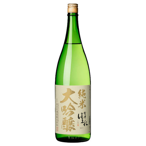 日本酒　純米大吟醸極 白ラベル 1.8L　ギフト　お土産　會津ほまれ　会津　喜多方【07208-0744】