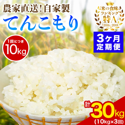 [定期便／3ヶ月連続 ]新米 [令和8年産／11月上旬より順次発送] 伊勢原産 精米10kg(5kg×2袋) てんこもり 農家直送！加藤さんちのうんめぇ！自家製米 [1113]