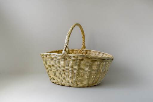 【伝統工芸品】KORI ANRI JAPAN「BASKET L ヤナギのバスケット」柳行李 / 豊岡杞柳細工 100年持つ収納 雑貨 ハンドメイド