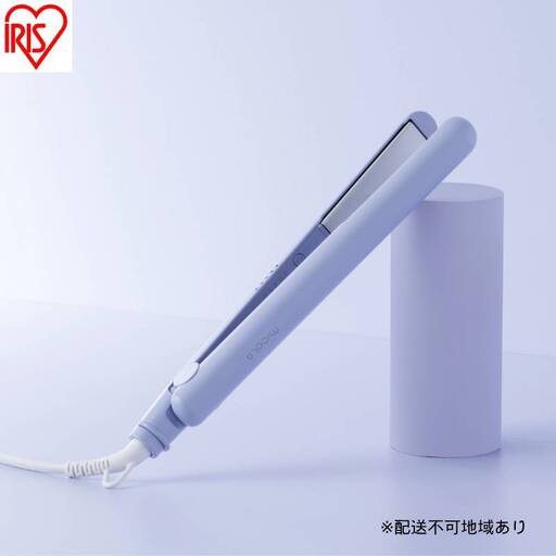 ストレートアイロン HIR-MS102-V ラベンダー ヘアアイロン ストレート 軽量 ストレートアイロン コンパクト 海外対応 セラミックコーティング ヘアーアイロン 5段階温度調節 スリム ヘアケア プレゼント ギフト MiCORA ミコラ アイリスオーヤマ