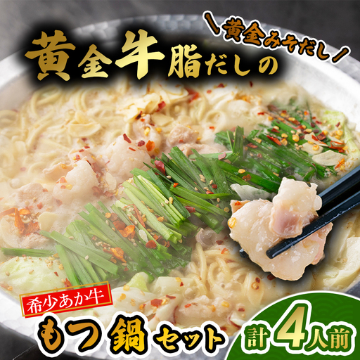 阿蘇はなびし あか牛もつ鍋セット（みそ）