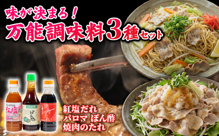 [創業90年]ポン酢 焼肉のタレ 紅塩ダレ セット タレ