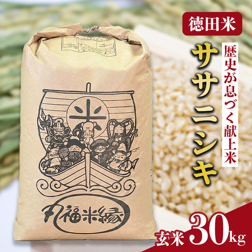 令和7年産 素材の味を引き立てるカラダにやさしいお米 徳田米 ササニシキ玄米 30kg/岩手県産 玄米 げんまい 米 コメ こめ 徳田 とくでんまい 献上 ササニシキ ささにしき ブランド月明りつきあかりヒトメボレひとめぼれ 産地直送 厳選 鮮度 旬 ごはん おにぎり めし お手軽 ふっくら 人気 お取り寄せ 高評価 ふるさと 岩手県 矢巾町