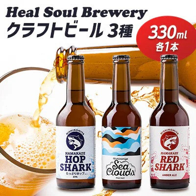 クラフトビール 西宮発!Heal Soul Breweryのクラフトビール　アソート3本セット