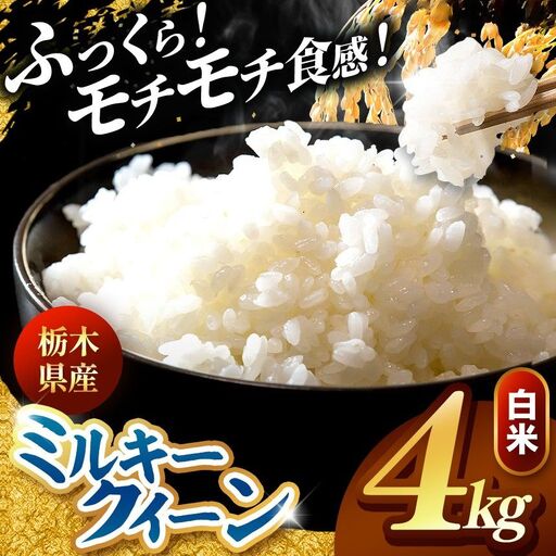令和8年度産 先行予約 ミルキークイーン 白米 4kg