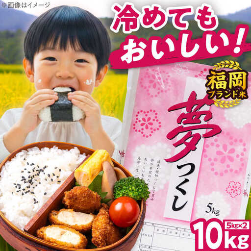 【令和7年度産】夢つくし 10kg 精米 有限会社ファインリョーコク/吉富町[BGBV004]