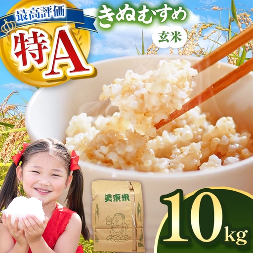 令和8年度産 きぬむすめ 玄米 10kg 村上農園 先行予約 ＜ 2026年10月中旬より11月末まで順次発送 ＞