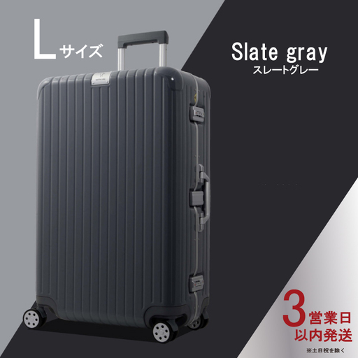 スーツケース 【 L 】 グレー スーツケース トラベル G583
