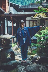 百姓半纏（navy)