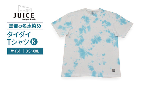 Tシャツ タイダイK ASCENSION 黒部の名水染め Tシャツ Mサイズ