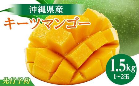 (先行受付)[2026年発送]キーツマンゴー 南城市 約1.5kg (1〜2玉)
