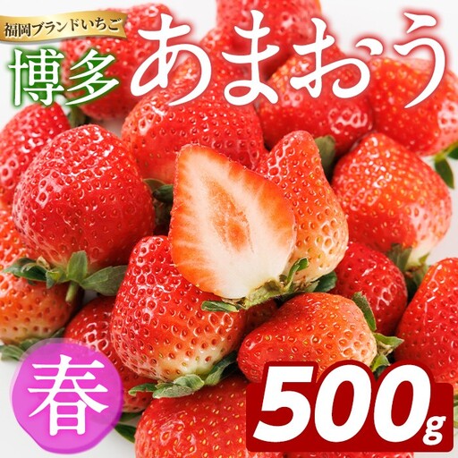 ＜先行予約受付中！2027年2月上旬以降順次発送予定＞博多 あまおう《春》 (計500g・250g～270g×2パック) いちご イチゴ 苺 ストロベリー 果物 フルーツ おやつ デザート 冷蔵 アマオウ 旬 小分け 【農産物直売所ほたるの里】as52-008