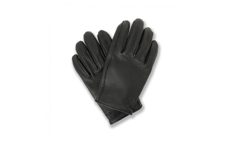 LAMP GLOVES -UTILITY GLOVE MID -(カラー：ブラック／サイズ：XL)【革手袋 レザー グローブ 鹿革 メンズ レディース Lamp gloves ランプグローブス ミッド ドライビンググローブ バイカー ファッション 手袋 香川県 さぬき市】