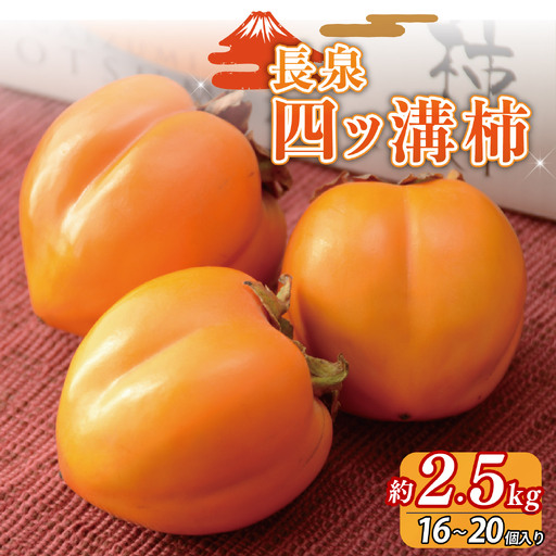 [先行予約]四ッ溝 柿 約2.5kg 数量限定 2026 柿