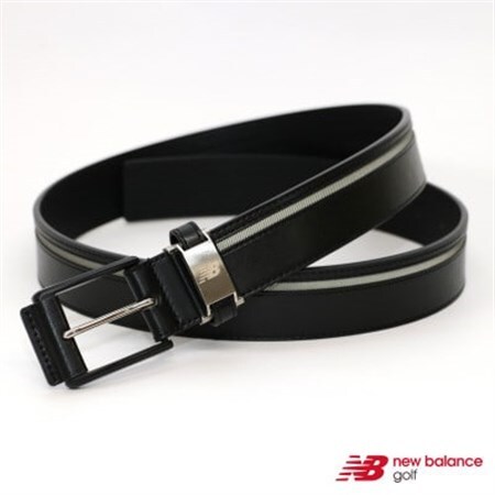 ニューバランスゴルフ　シンセティックレザーラインベルト　Unisex　ブラック　6982002【1646510】
