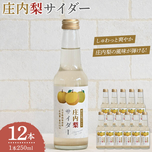 梨サイダー 250ml×12本入り