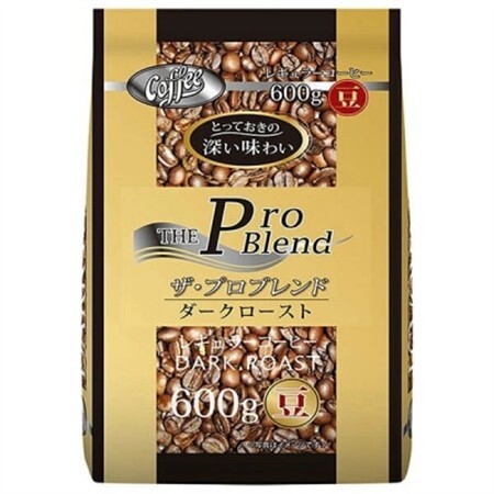 山本珈琲 ザ・プロブレンド ダークロースト(豆) 600g×2袋入【1620762】
