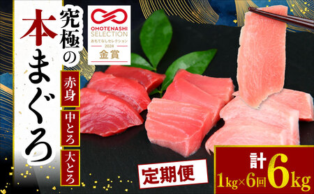 本マグロ 3種セット 1kg × 6回 まぐろ