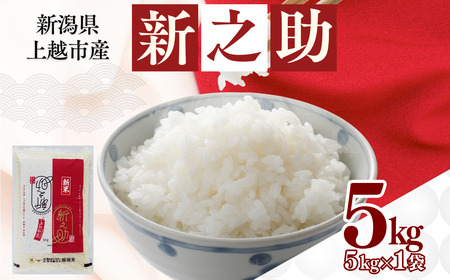 【9月上旬配送】上越市産 新潟 新之助 5kg しんのすけ お米 精米 米 ご飯 大黒屋商店