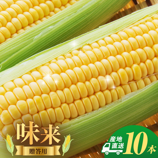 とうもろこし 味来 贈答用 10本 トウモロコシ