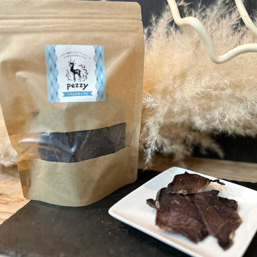 【ペットのおやつ】シカニクチップス(徳用サイズ)70g×3袋　日田市 / 日田ゴトウ木材加工所(Pezzy) ペットフード 犬 ドッグフード[ARFY007]