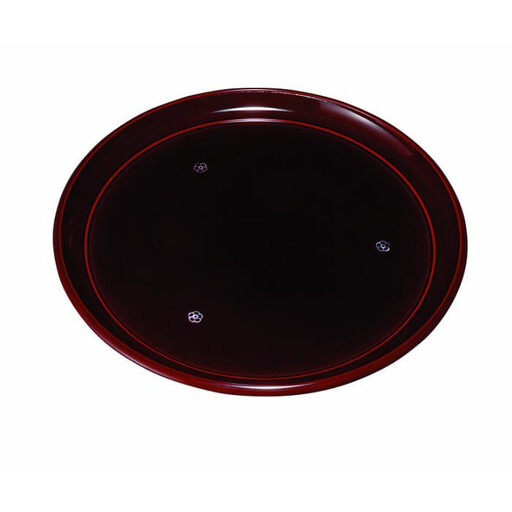 丸盆 24cm 総溜 明月 [YG461]