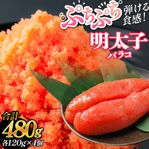 明太子 480g （120g×4個） バラコ