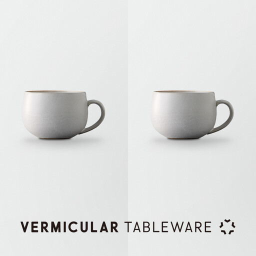 Tableware Coffee Cupペアセット 乳白