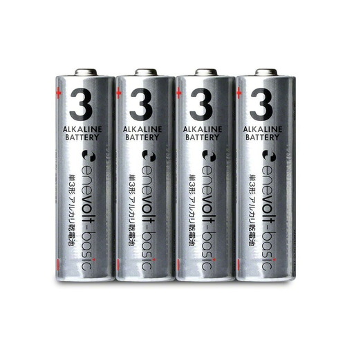 【enevolt】 エネボルト Basic アルカリ乾電池 単3形 24本セット 【2年間保証】 SET-EVA324