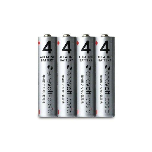 【enevolt】 エネボルト Basic アルカリ乾電池 単4形 24本セット 【2年間保証】 SET-EVA424