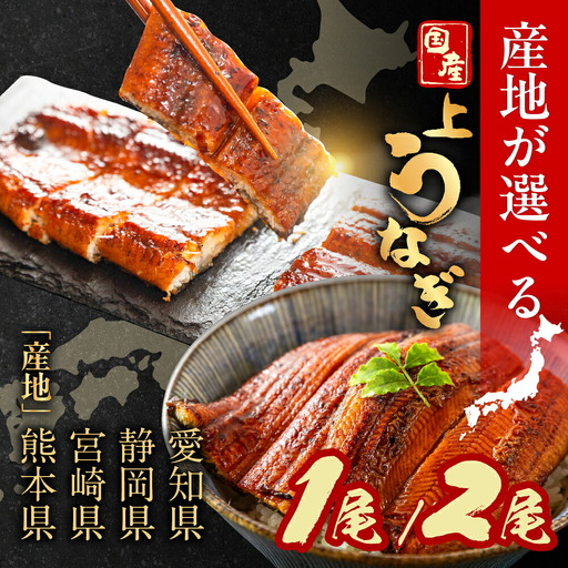 熊本県産 国産うなぎ蒲焼 1尾 うなぎ