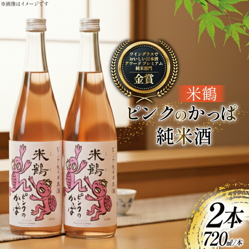 日本酒 ピンクのかっぱ 純米酒 720ml 2本 セット