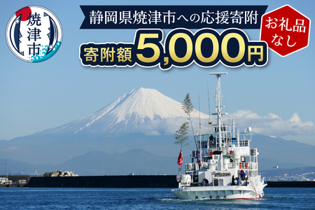 【お礼品なし】静岡県 焼津市 応援寄附 5,000円 (a05-016)