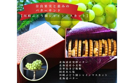 奈良果実と恵みのバターサンド(シャインマスカット)