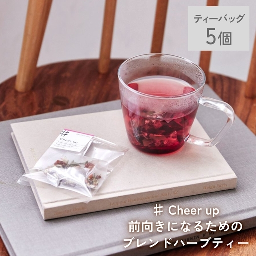 クラフト ハーブティー 「♯ Cheer up 前向きになるためのブレンド」 5個 daytune. tea [ ノンカフェイン 有機 無農薬 ] ティーバッグ 個包装入り ティー 紅茶