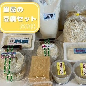 里屋の豆腐セット(豆腐、厚揚げ、豆乳プリンなど9種）