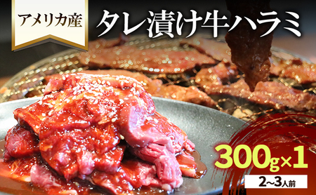 牛ハラミ タレ漬け 300g 2〜3人前 牛ハラミ