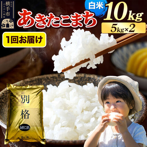 《令和7年産》 米 あきたこまち 10kg（5kg×2袋） 【白米】 秋田県産
